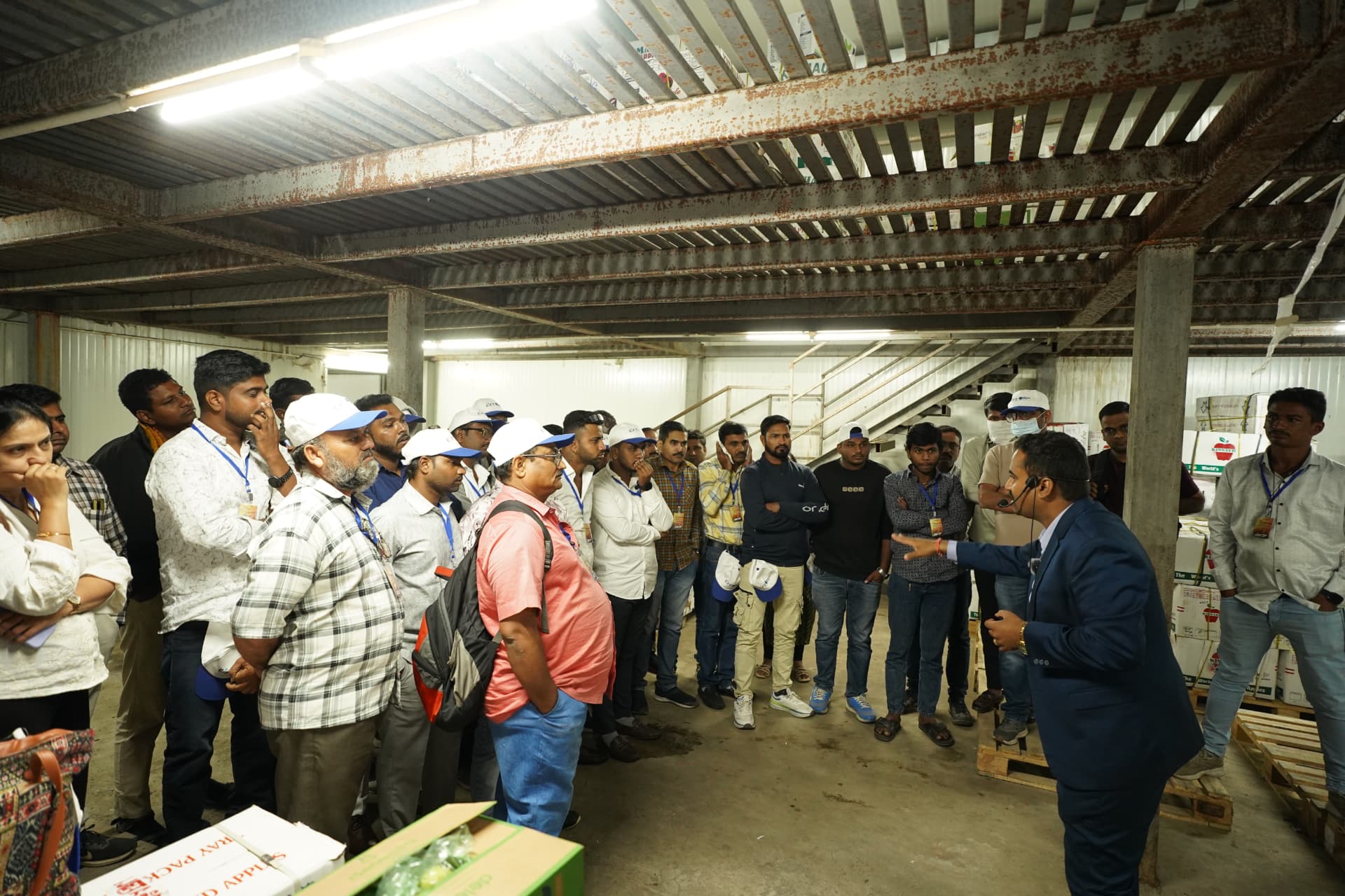Live packhouse training session